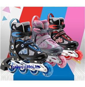 Giầy trượt patin Cougar bánh phát sáng MZS835LE-12
