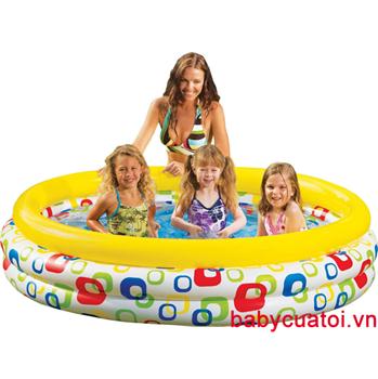 Bể bơi phao INTEX hoa tròn 1m68 - 58449 | babycuatoi.vn