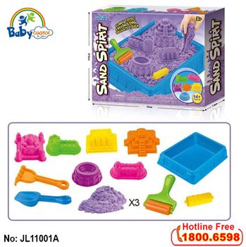 Bộ 900g cát động lực cao cấp kèm khuôn lâu đài JL11001A