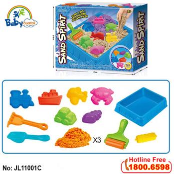 Bộ 900g cát động lực cao cấp kèm khuôn lâu đài JL11001C