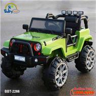 Ô tô điện trẻ em địa hình 4 động cơ màu xanh BBT-2266XL