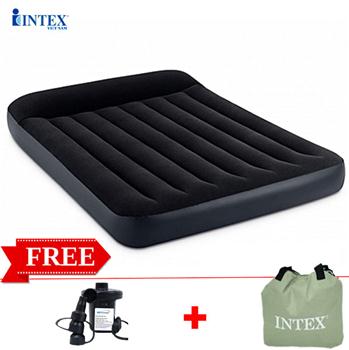 Đệm hơi đôi công nghệ tích hợp gối đầu 1m37 INTEX 64142