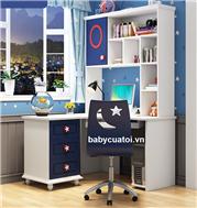 Bộ bàn ghế học bé trai đẹp nhập khẩu BGBT-200