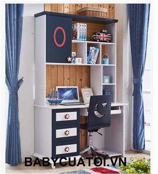 Bộ bàn ghế học bé trai đẹp nhập khẩu BGBT-202