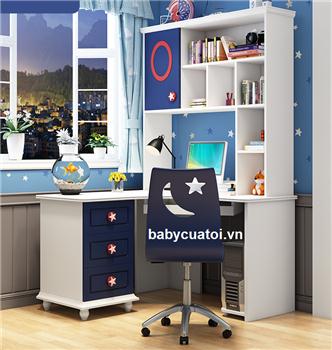 Bộ bàn ghế học bé trai đẹp nhập khẩu BGBT-200