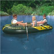 Bộ thuyền Seahawk 3 người mái chèo nhôm INTEX 68380