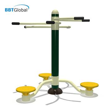 Thiết bị tập xoay eo đứng KXJS-07 (tay trên văng 3 phía)