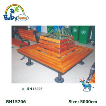 Ghế công viên nhập khẩu hình vuông BH15206