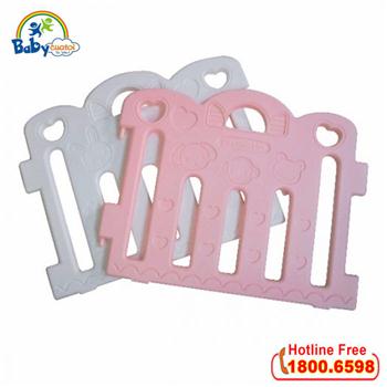 Cặp cạnh quây bóng Hàn Quốc mầu hồng trắng 6504-2HT