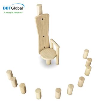 Vận động thăng bằng ngoài trời bằng gỗ cao cấp BBT Global HT-J007
