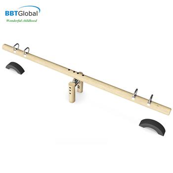 Bập bênh 4 chỗ ngoài trời bằng gỗ cao cấp BBT Global HT-J008