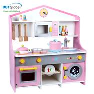 Bếp nấu ăn BBT Global gỗ cao cấp cỡ lớn cho bé MSN17074