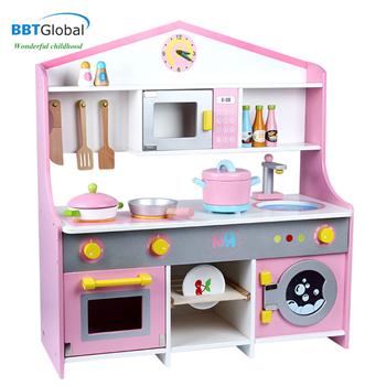 Bếp nấu ăn BBT Global gỗ cao cấp cỡ lớn cho bé MSN17074