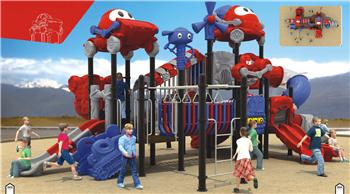 Cầu trượt liên hoàn cao cấp nhập khẩu BG004-1