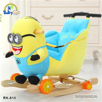 Bập bênh bông BBT Global cao cấp 3 trong 1 minion RK-610