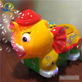 Nhún điện nhập khẩu voi phun bong bóng NDNK-1042