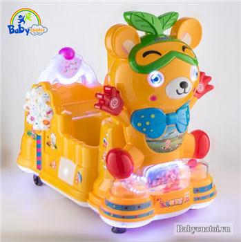 Nhún điện nhập khẩu chú gấu đáng yêu NDNK-1043