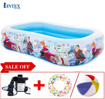 Bể bơi phao chữ nhật nữ hoàng băng giá Frozen Intex 58469