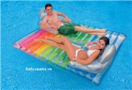 Phao bơi nằm 2 người có ghế tựa INTEX 58877