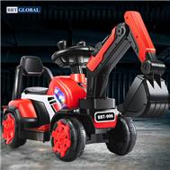 Ô tô điện trẻ em cần cẩu màu đỏ BBT-996D