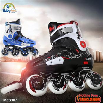 Giày trượt patin Cougar bánh cao su cao cấp MZS307