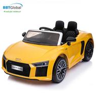 Ô tô điện trẻ em bản quyền AUDI R8 cao cấp màu vàng Audi R8-V