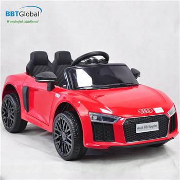 Ô tô điện trẻ em bản quyền AUDI R8 cao cấp màu đỏ Audi R8-D
