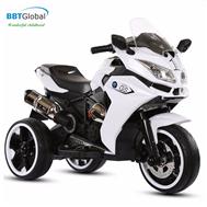 Xe máy điện trẻ em BMW 2 động cơ màu trắng BBT-1200T