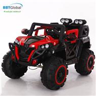Ô tô điện trẻ em địa hình 4 động cơ màu đỏ BBT-3366D