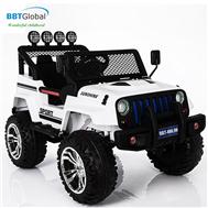 Ô tô điện trẻ em địa hình 4 động cơ màu trắng BBT-666.99T