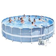 Bể bơi khung kim loại chịu lực tròn 7m32 INTEX 26762