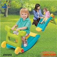 Bập bênh kiêm cầu trượt 2 trong 1 ZKF002