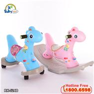 Ngựa bập bênh kết hợp chòi chân có nhạc RK-524B