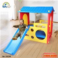 Nhà chơi kết hợp cầu trượt Hàn Quốc DS704