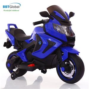 Xe máy điện trẻ em 2 động cơ màu xanh BBT-1500X