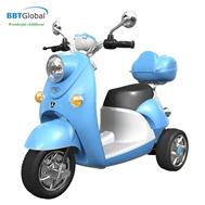 Xe máy điện trẻ em 2 động cơ màu xanh BBT-920X