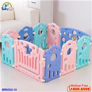 Quây bóng 10 cạnh sắc màu có đồ chơi cho bé BR9502-10