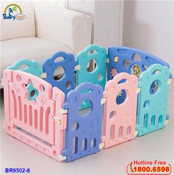 Quây bóng 8 cạnh sắc màu có đồ chơi cho bé BR9502-8