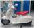 Xe máy điện Vespa trẻ em cao cấp BBT-666 màu trắng
