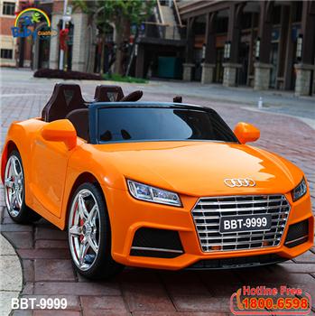 Ô tô điện trẻ em dáng Audi TTS màu vàng BBT-9999V