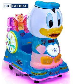 Nhún điện nhập khẩu vịt xanh đáng yêu xinh xắn NDNK-1091