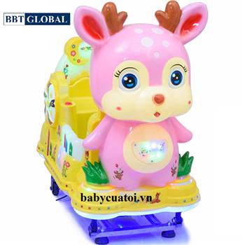 Thú nhún điện nhập khẩu nai hồng NDNK-1094