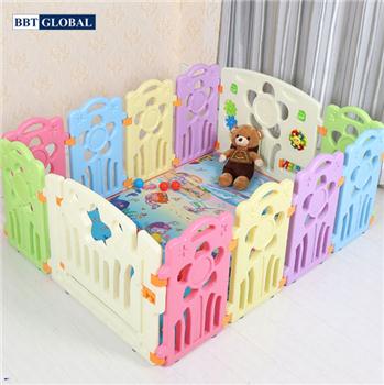 Quây bóng 12 cạnh sắc màu có đồ chơi cho bé BR9501-12