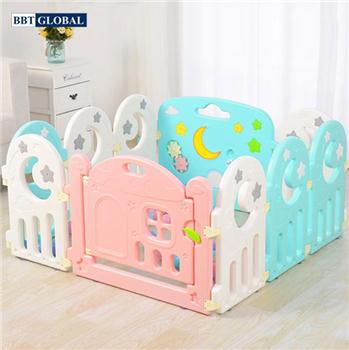 Quây bóng 10 cạnh sắc màu có đồ chơi cho bé BR9508-10