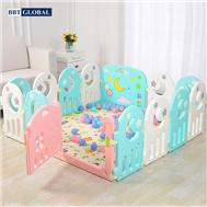 Quây bóng 14 cạnh sắc màu có đồ chơi cho bé BR9508-14