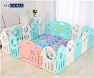 Quây bóng 16 cạnh sắc màu có đồ chơi cho bé BR9508-16