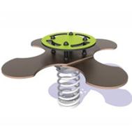 Bập bênh nhún lò xo cao cấp 4 chỗ ngồi ZK139-63