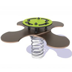 Bập bênh nhún lò xo cao cấp 4 chỗ ngồi ZK139-63