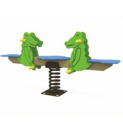 Bập bênh nhún lò xo cao cấp đôi cá sấu ZK139-61