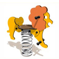 Bập bênh nhún lò xo cao cấp đơn sư tử ZK139-47